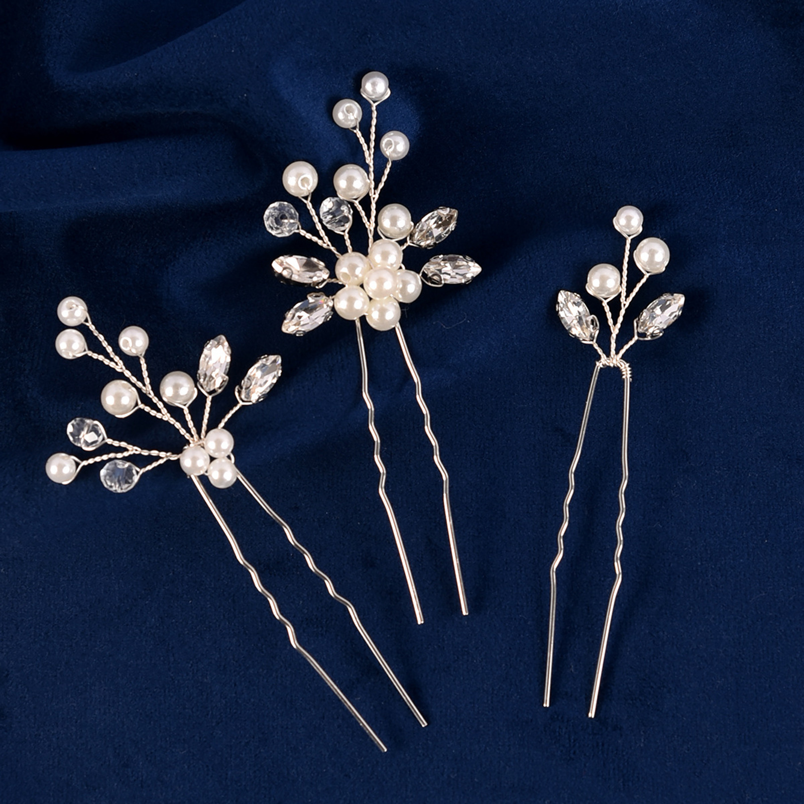 Women Accessories Aesthetic - 3pcs Bride Hairpin Trendy Hair Clip