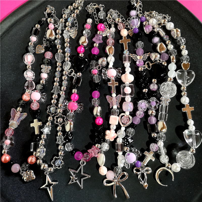 Women'S Emo Accessories - Retro Gothic Y2K Star Heart Butterfly