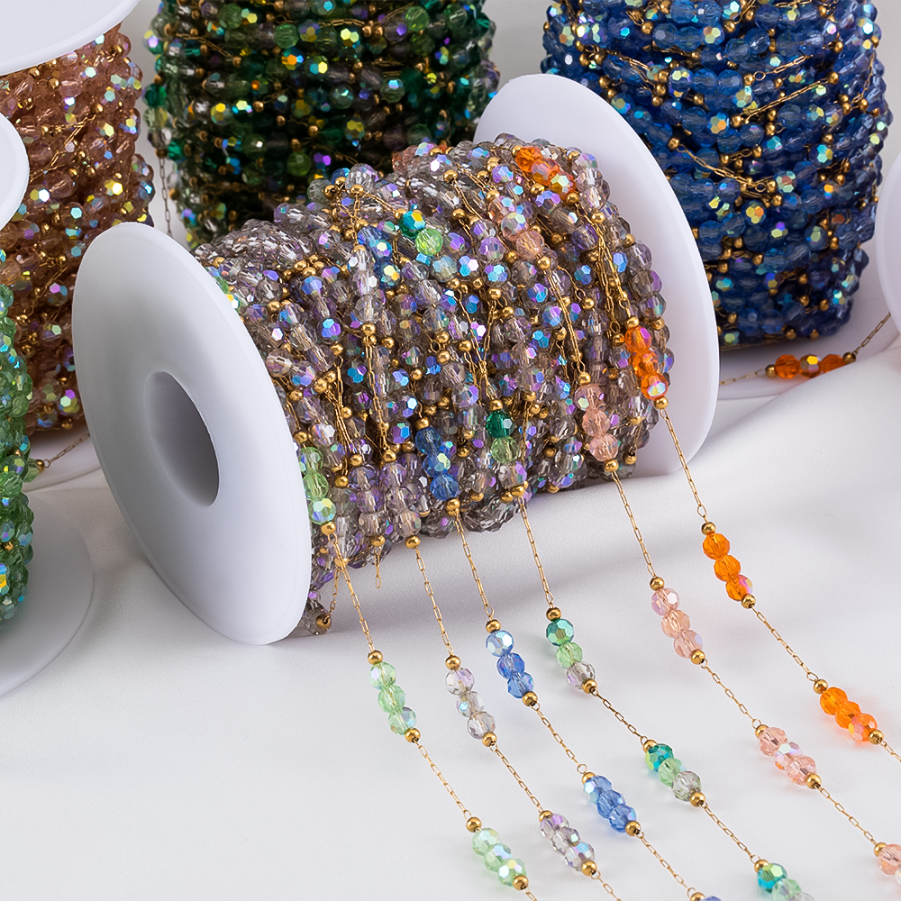 Women Accessories Bracelet - 1Meter Stainless Steel Beads Chains for