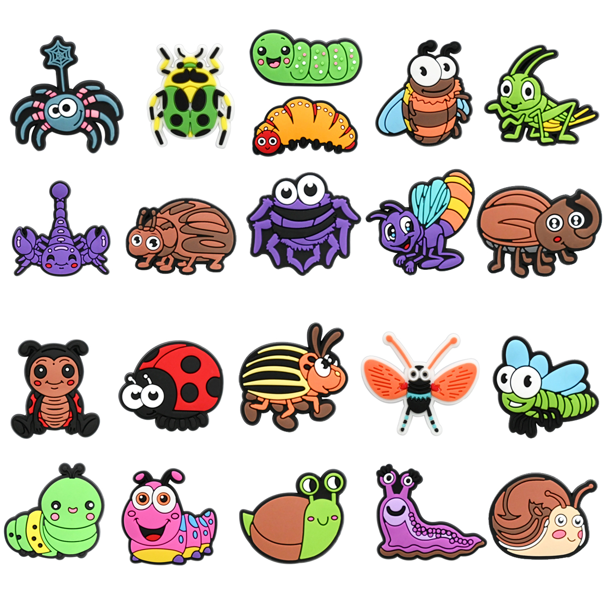 Women'S Accessories For Crocs - Cute Insect Shoe Charms for Crocs