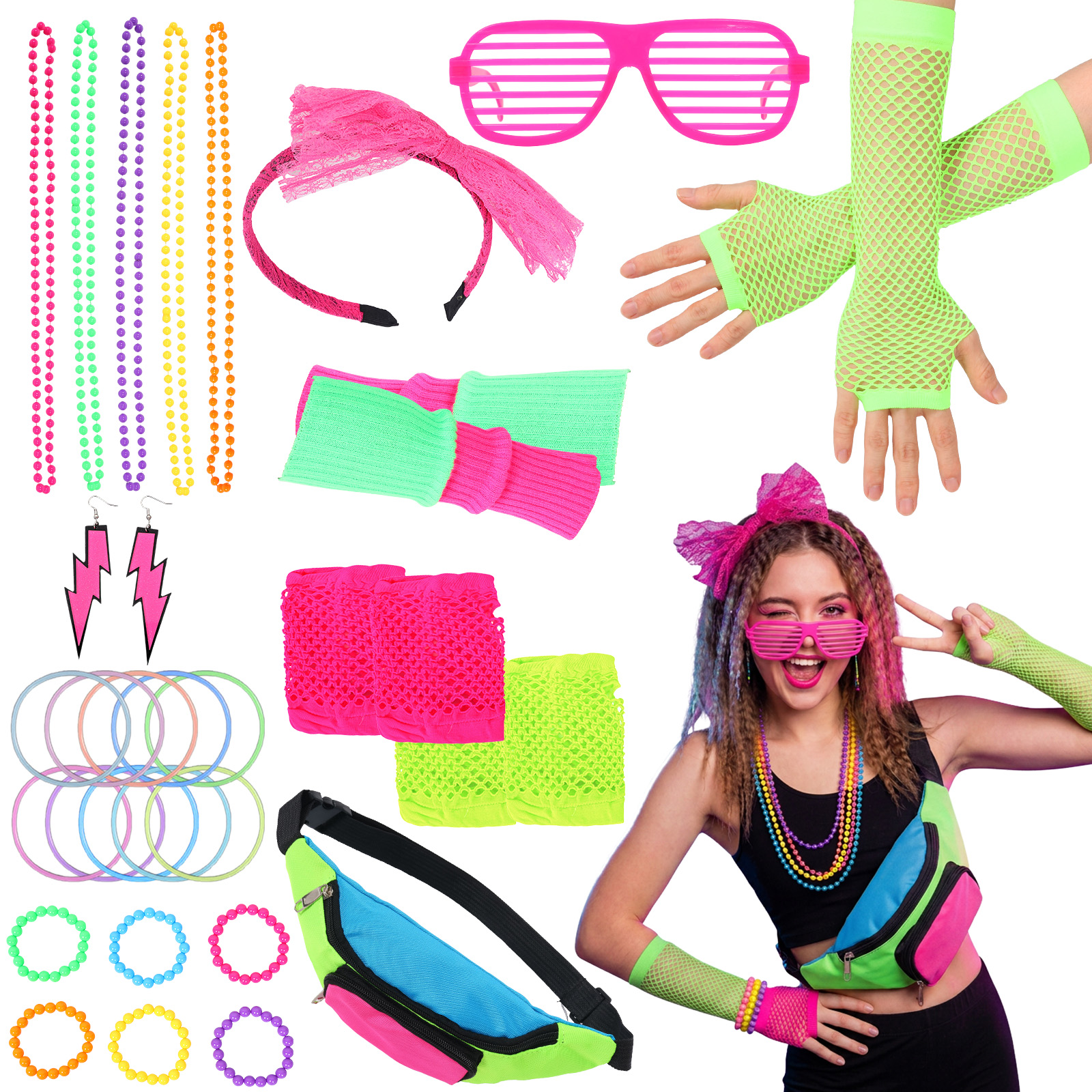 80s Themed Party Women Costume - đánh giá và giá Women'S Accessories In The 80S