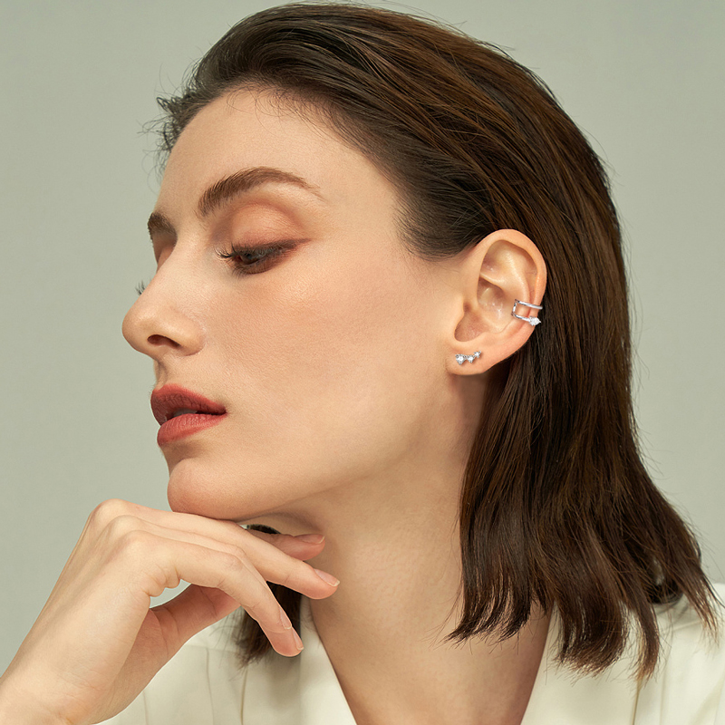IOGOU Cuff Earrings for Women  - đánh giá và giá Women'S Emo Accessories