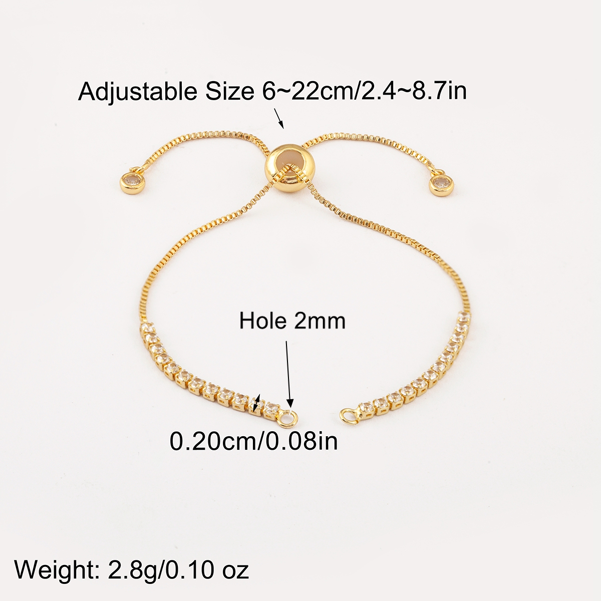 Nidin Hot White Zircon Paralle - đánh giá và giá Women Accessories Bracelet