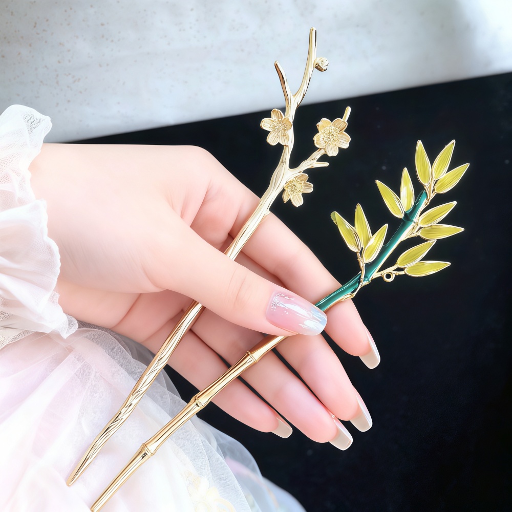 Enamel Alloy Hairpin For Women - đánh giá và giá Women Accessories Aesthetic