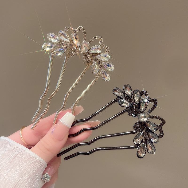 Fashion Rhinestones U-Shaped H - đánh giá và giá Women Accessories Aesthetic