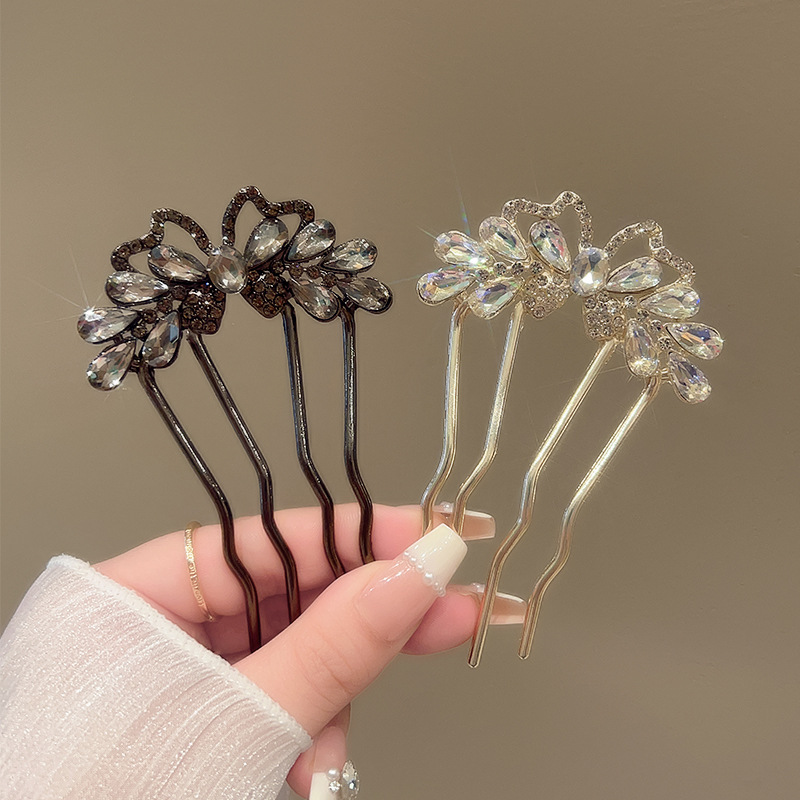Fashion Rhinestones U-Shaped H - đánh giá và giá Women Accessories Aesthetic
