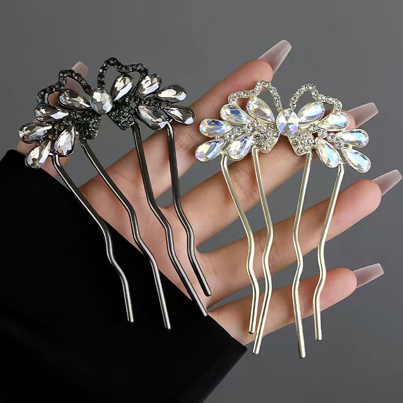 Fashion Rhinestones U-Shaped H - đánh giá và giá Women Accessories Aesthetic