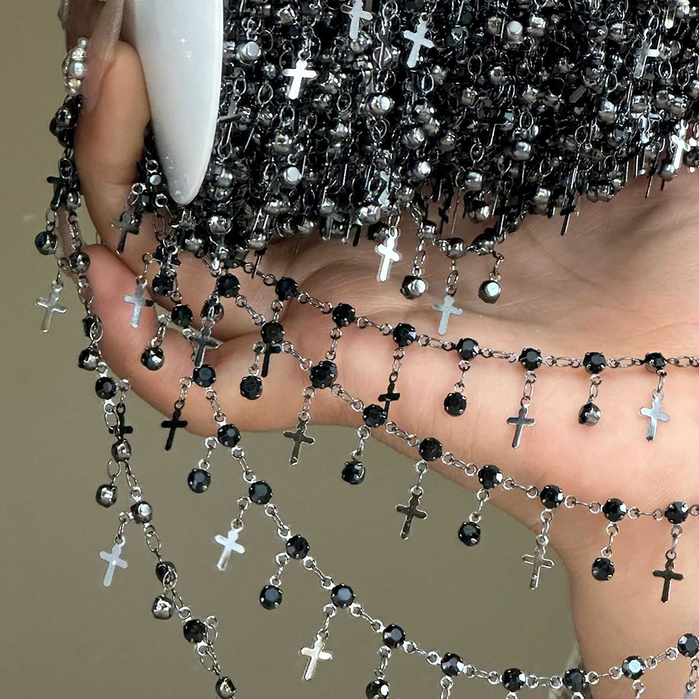 0.5/1 Meter Goth Style Black C - đánh giá và giá Women Accessories Bracelet