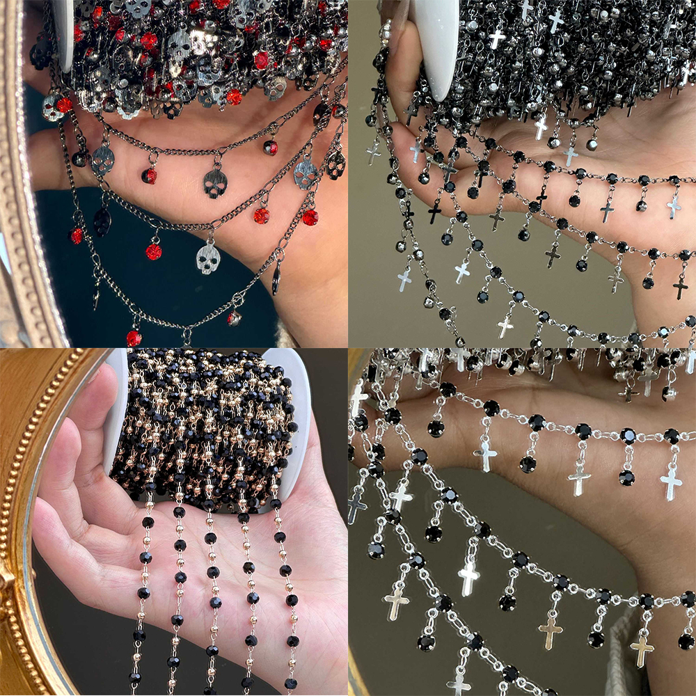 0.5/1 Meter Goth Style Black C - đánh giá và giá Women Accessories Bracelet