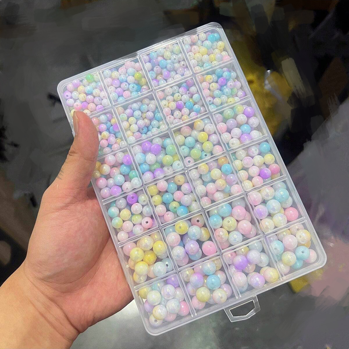 800pcs/24 grid set box 6mm/8mm - đánh giá và giá Women Accessories Bracelet