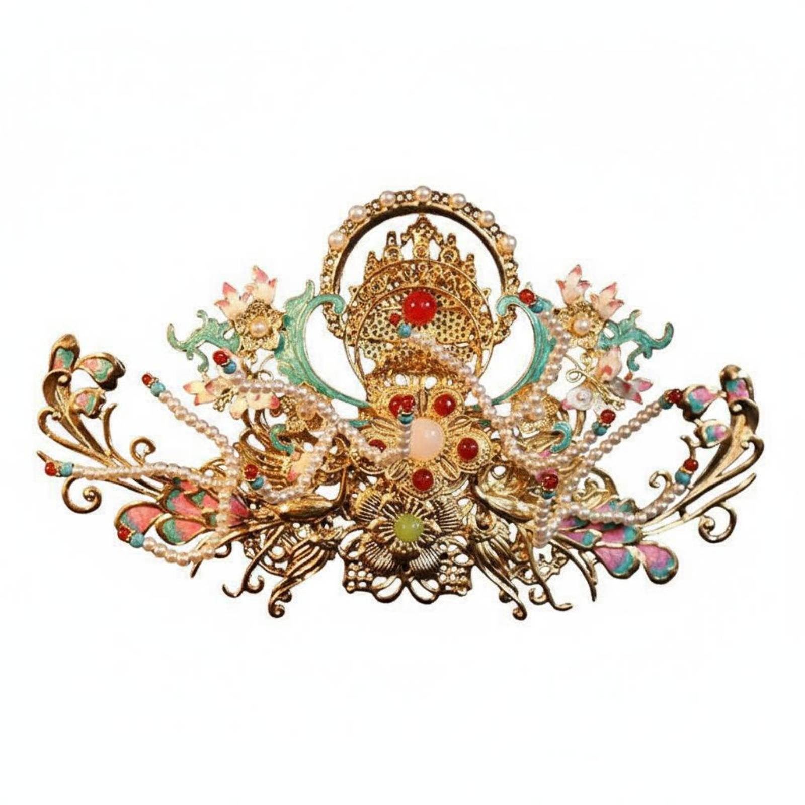 Traditional Chinese Hair Crown - đánh giá và giá Women Accessories Aesthetic