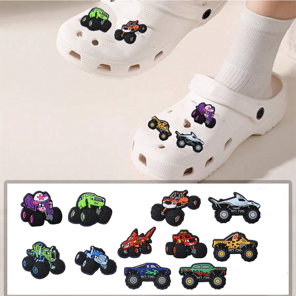 11Pcs Cars Cartoon Shoe Charms - đánh giá và giá Women'S Accessories For Crocs