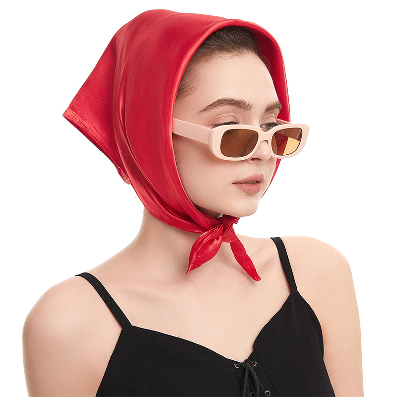 2024 New Fashion Women Satin S - đánh giá và giá Silk Scarf Square