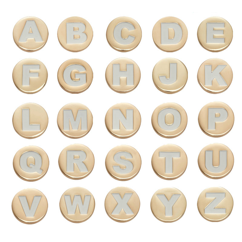 Bling Gold  Letter Shoe Charms - đánh giá và giá Women'S Accessories For Crocs