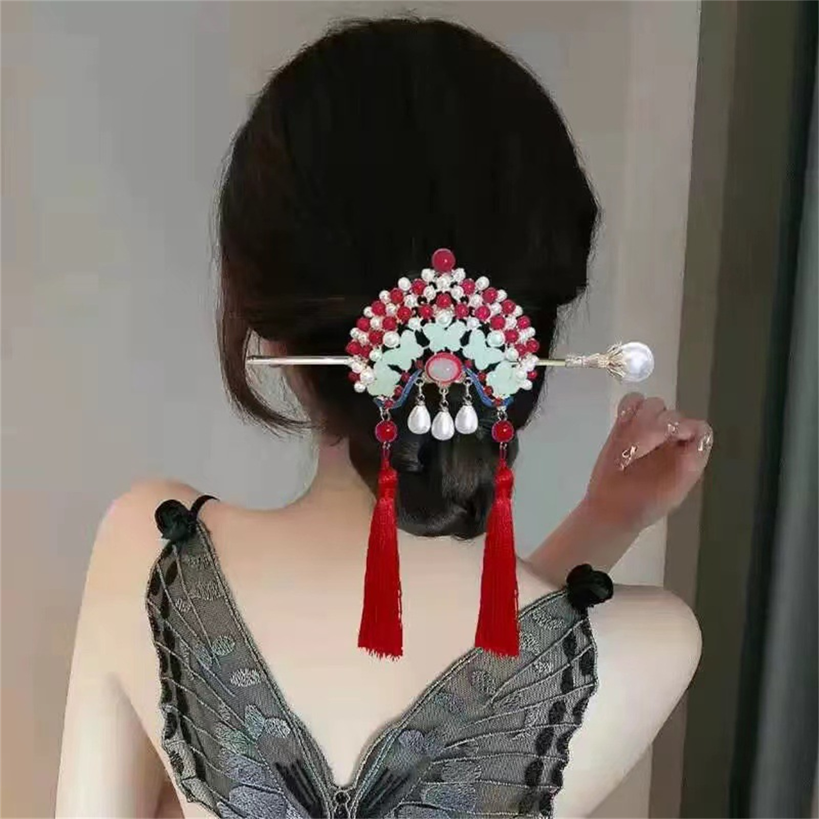 Ethnic Style Hairpin For Women - đánh giá và giá Women Accessories Aesthetic