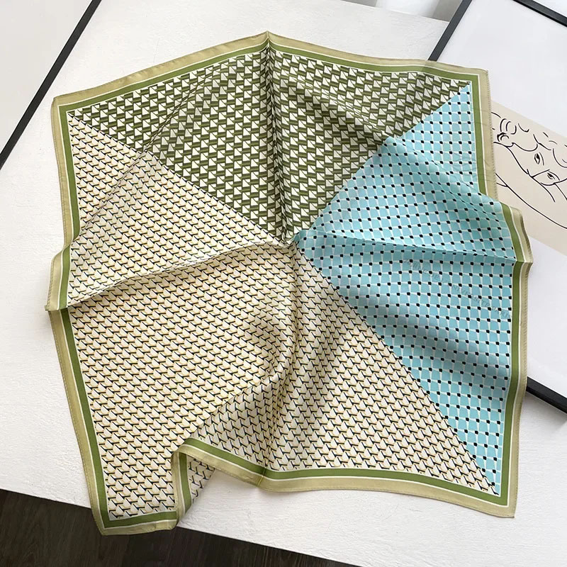 New scarf women spring printed - đánh giá và giá Silk Scarf Square