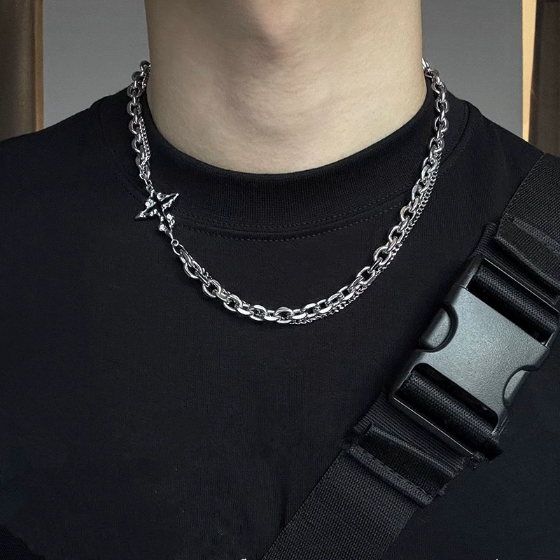 Punk Black Cross Pendant Chain - đánh giá và giá Women'S Emo Accessories