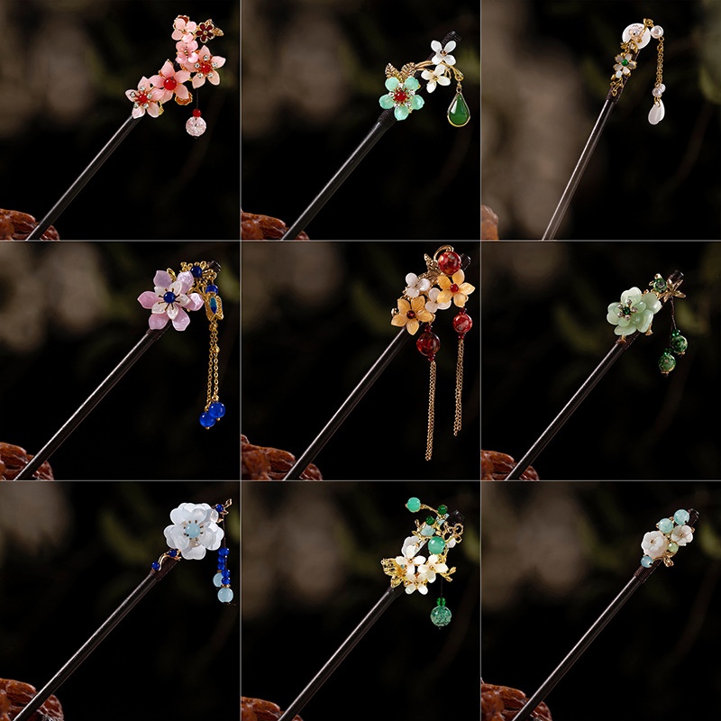 1Pc Wooden Hairpin Headdress f - đánh giá và giá Women Accessories Aesthetic