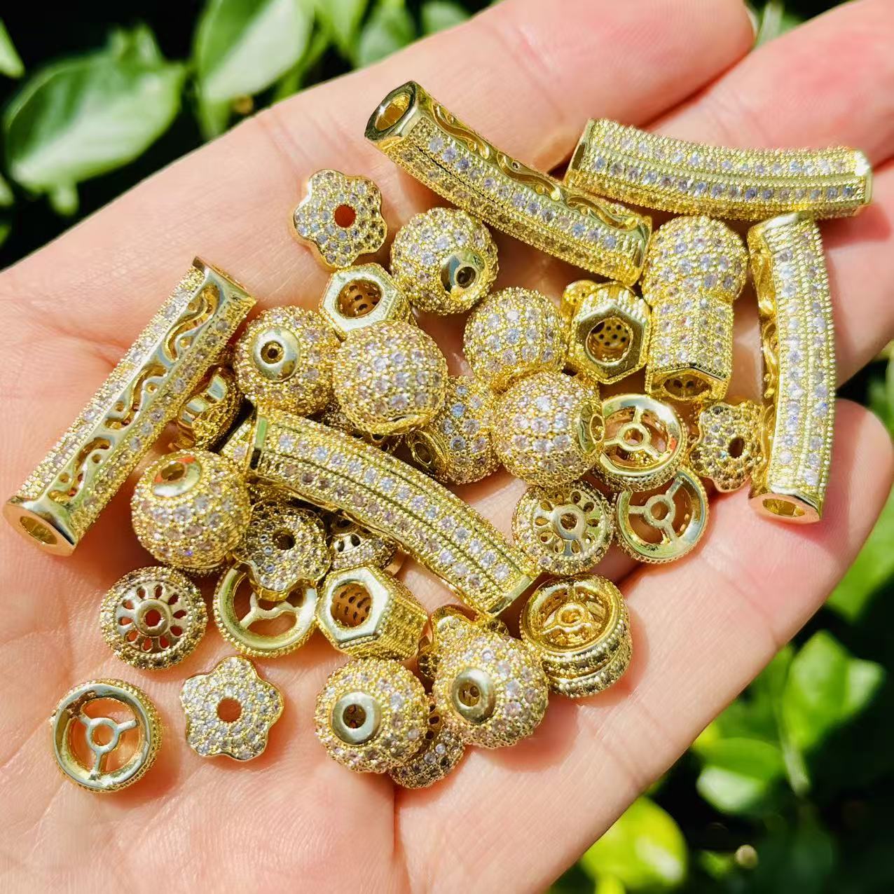 45Pcs/lot Zirconia Pave Copper - đánh giá và giá Women Accessories Bracelet