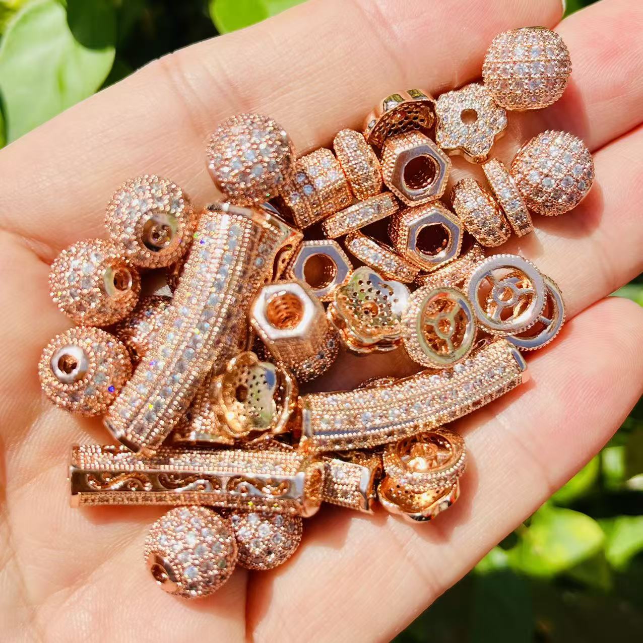 45Pcs/lot Zirconia Pave Copper - đánh giá và giá Women Accessories Bracelet