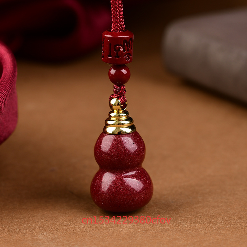 Luxury Red Cinnabar The Gourd  - đánh giá và giá Women'S Red Accessories