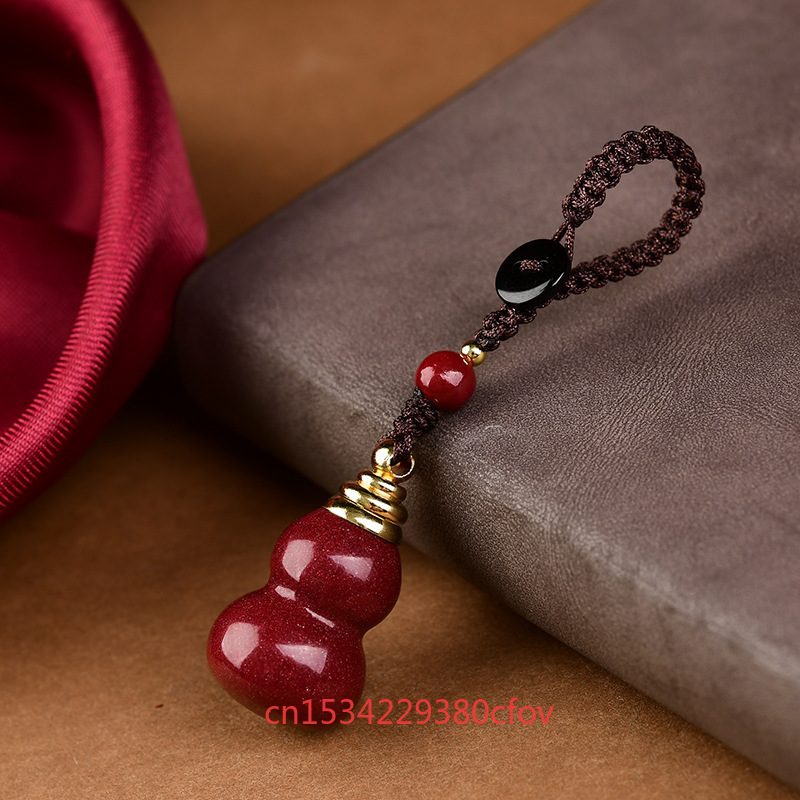 Luxury Red Cinnabar The Gourd  - đánh giá và giá Women'S Red Accessories