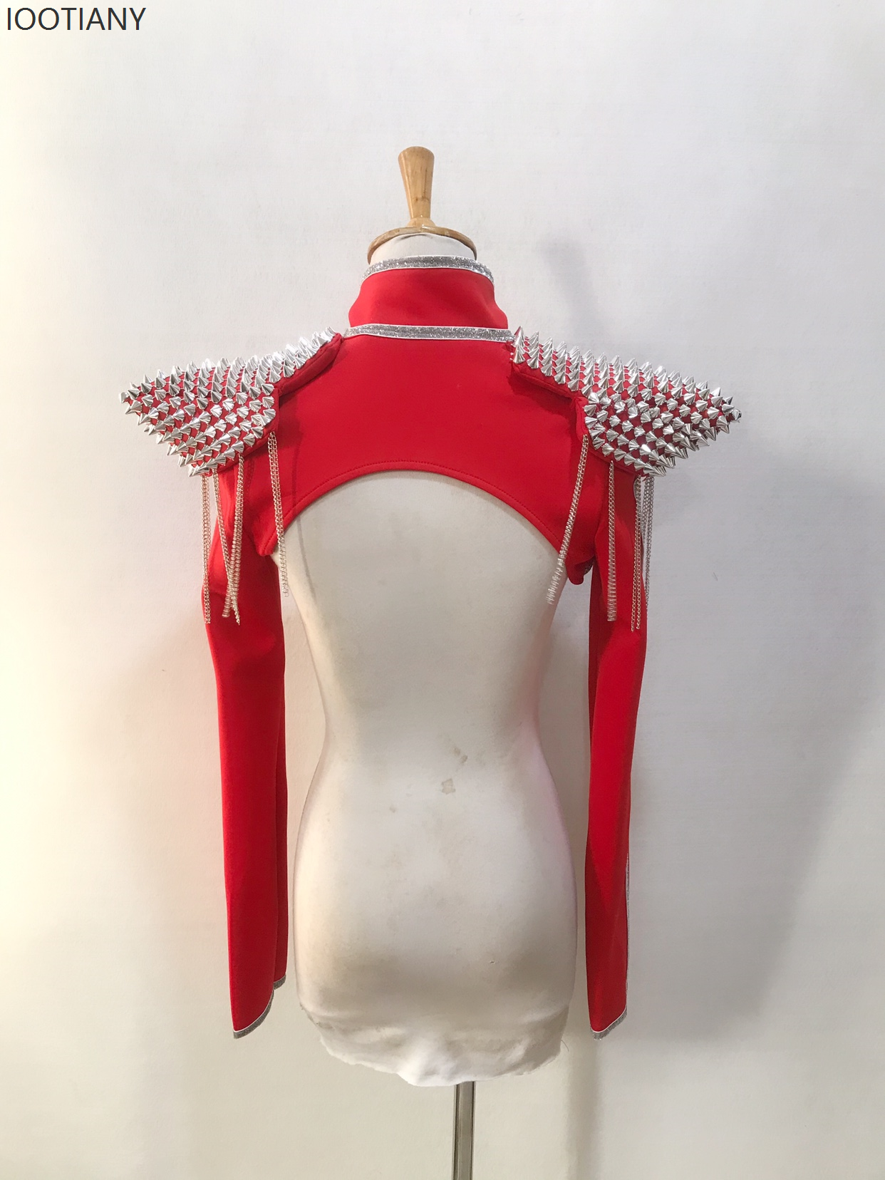 IOOTIANY Red Rivet Padded Shou - đánh giá và giá Women'S Red Accessories