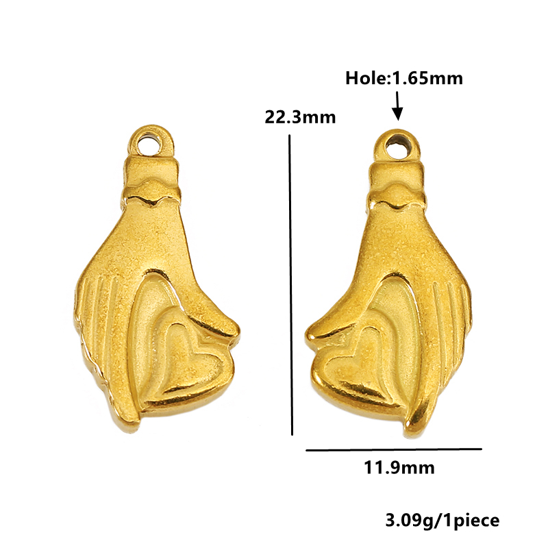 5pcs Stainless Steel Palm Eyes - đánh giá và giá Women Accessories Bracelet