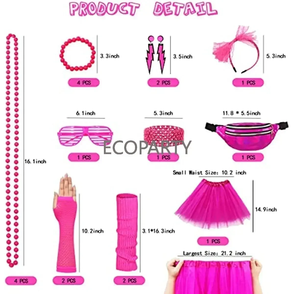 1980er Costume Accessories for - đánh giá và giá Women'S Accessories In The 80S