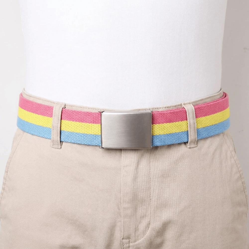 Fashion Metal Buckle Canvas Wa - đánh giá và giá Women Accessories Business