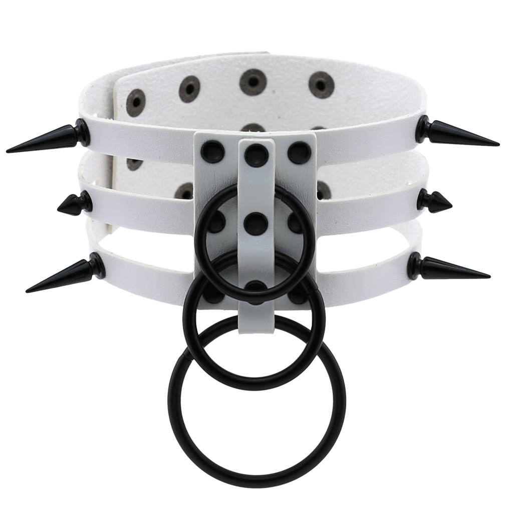 Fashion Women Men Black Rivet  - đánh giá và giá Women'S Emo Accessories