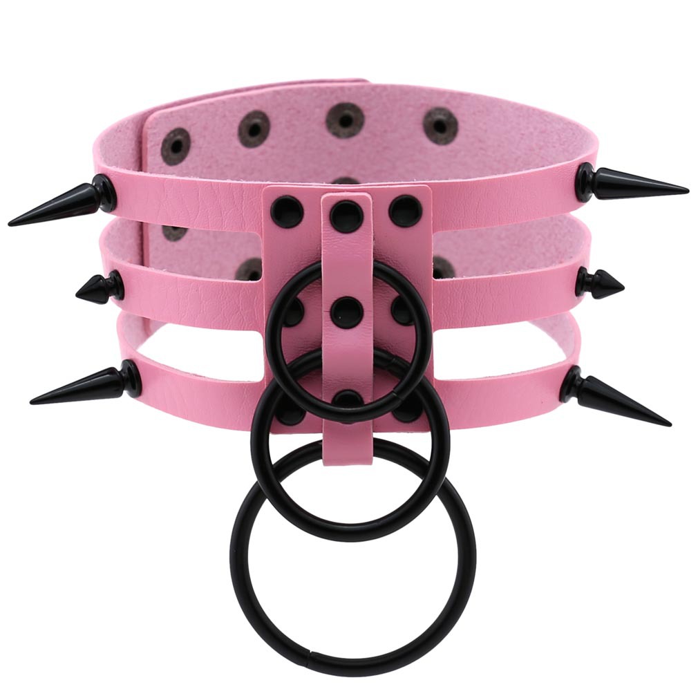 Fashion Women Men Black Rivet  - đánh giá và giá Women'S Emo Accessories