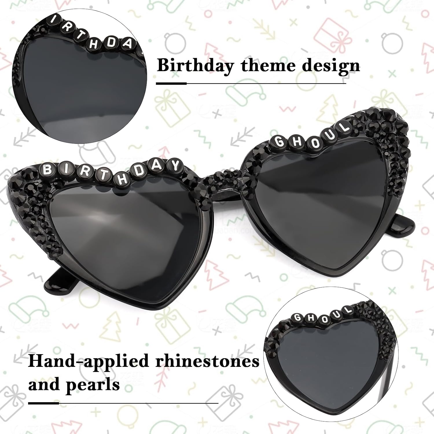Goth Birthday Sash and Sunglas - đánh giá và giá Women'S Emo Accessories