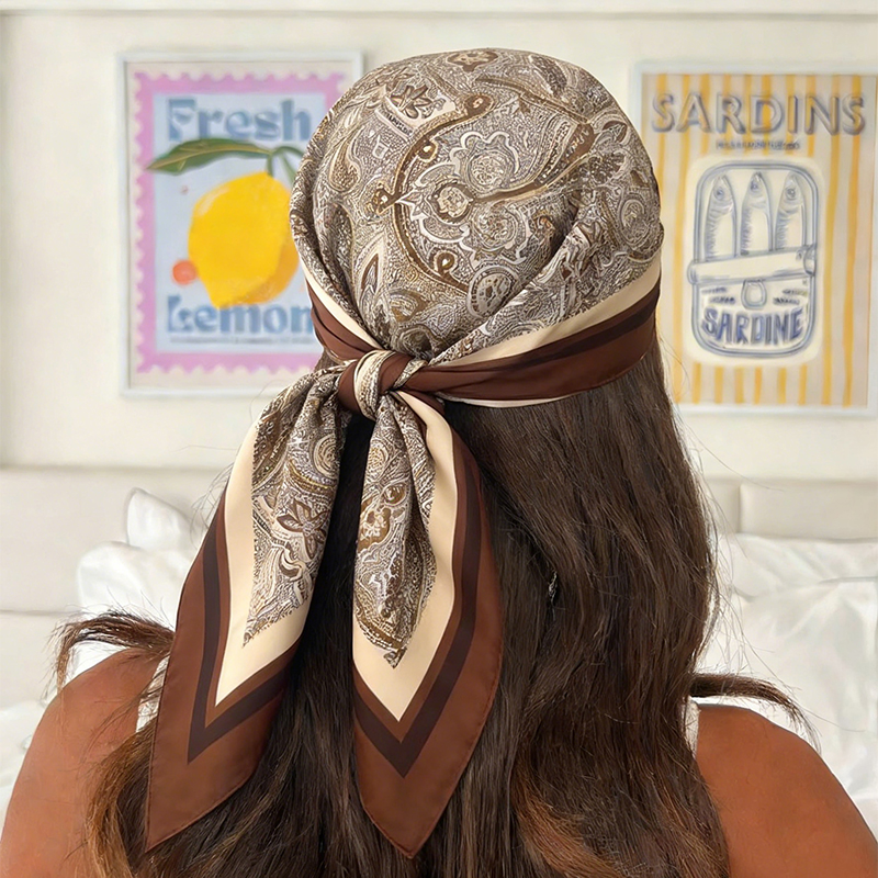 Luxury Women Silk Square Scarf - đánh giá và giá Silk Scarf Square