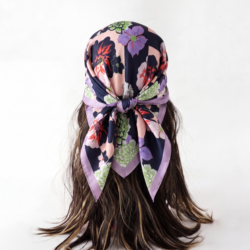 Print Silk Scarf Fashion Turba - đánh giá và giá Silk Scarf Square