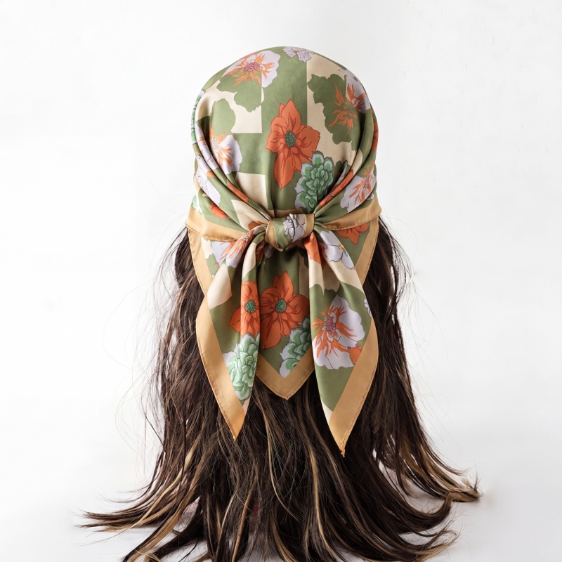 Print Silk Scarf Fashion Turba - đánh giá và giá Silk Scarf Square