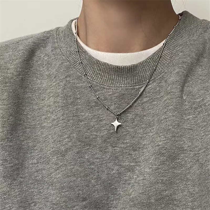 Kpop Goth Silver Color Star Pe - đánh giá và giá Women'S Emo Accessories