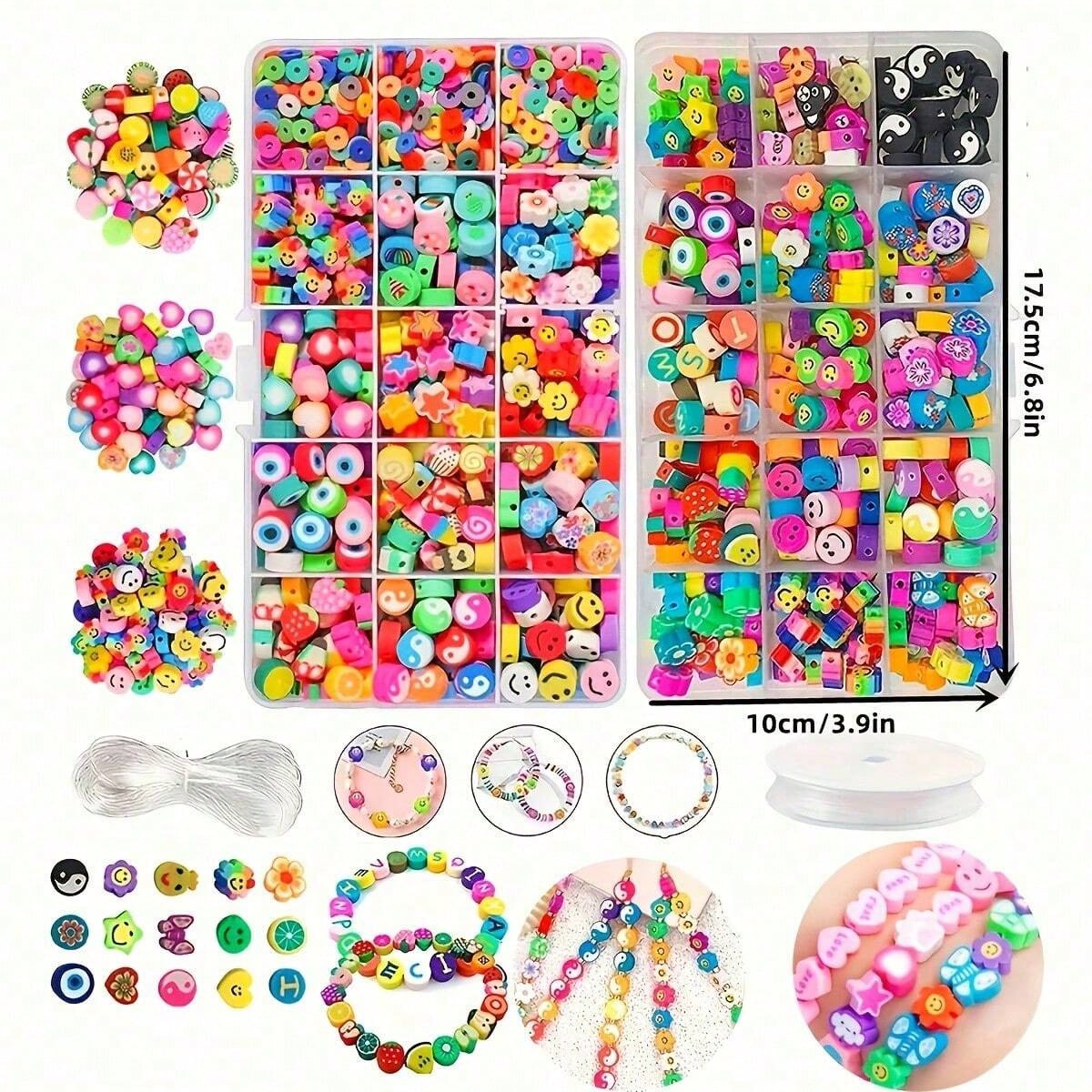 1450/1200/250pcs Polymer Clay  - đánh giá và giá Women Accessories Bracelet