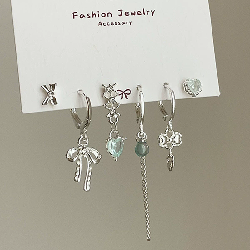 6Pcs Set Vintage Aesthetic Sil - đánh giá và giá Women'S Emo Accessories