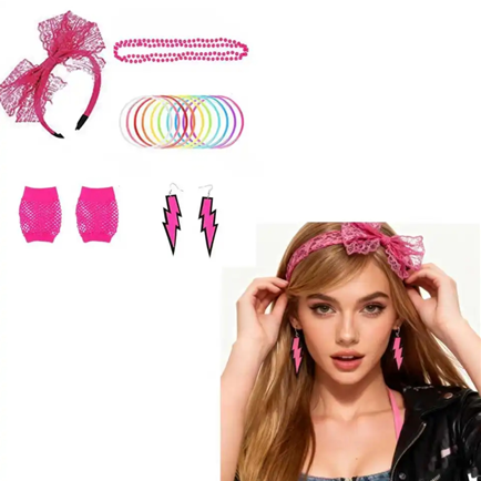 Adult 80s Party Costume Set 80 - đánh giá và giá Women'S Accessories In The 80S