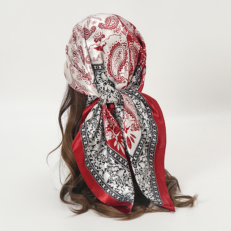 Satin Square Scarf Women Musli - đánh giá và giá Silk Scarf Square
