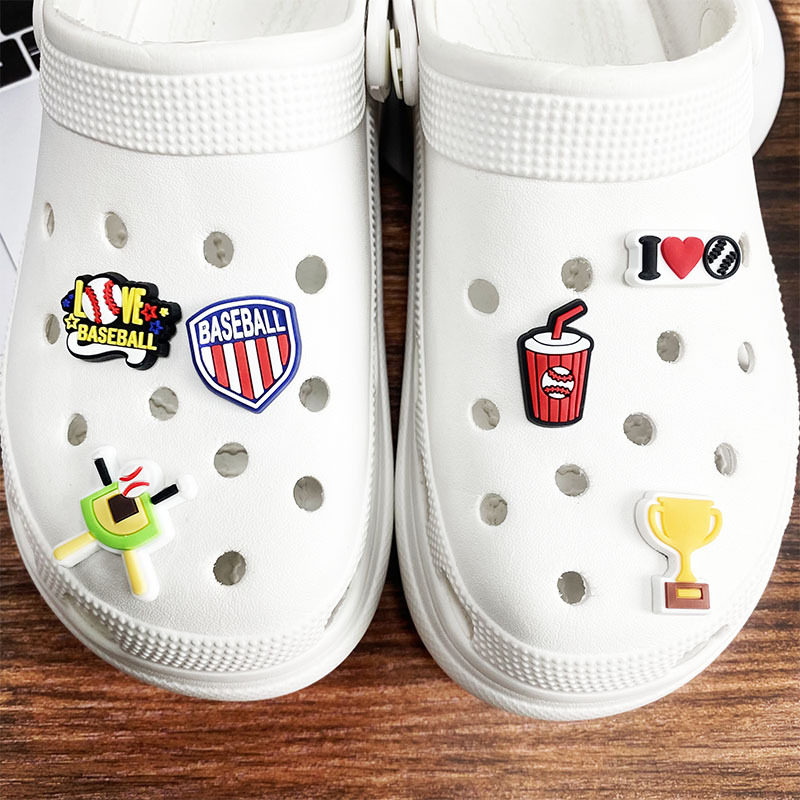 Hot 1Pcs PVC Love Baseball Sho - đánh giá và giá Women'S Accessories For Crocs