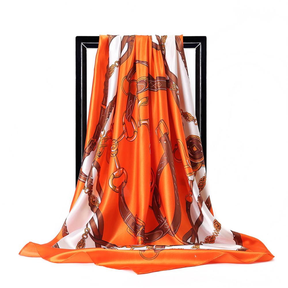 90*90cm Ladies Silk Scarf Band - đánh giá và giá Silk Scarf Square