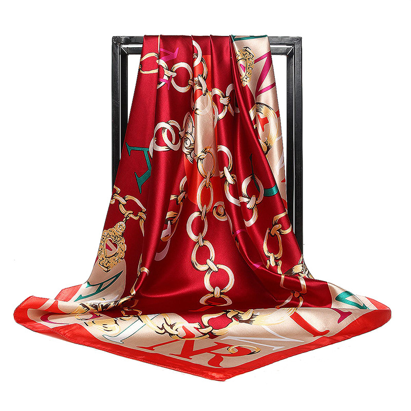 90*90cm Ladies Silk Scarf Band - đánh giá và giá Silk Scarf Square