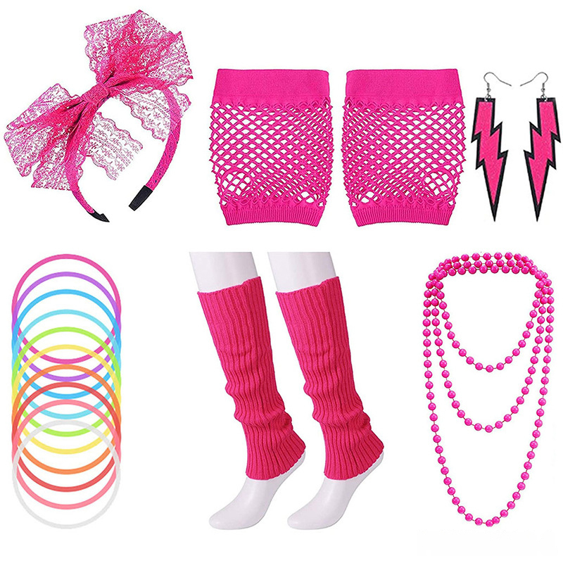 Coloured 90s 80s Outfit Access - đánh giá và giá Women'S Accessories In The 80S