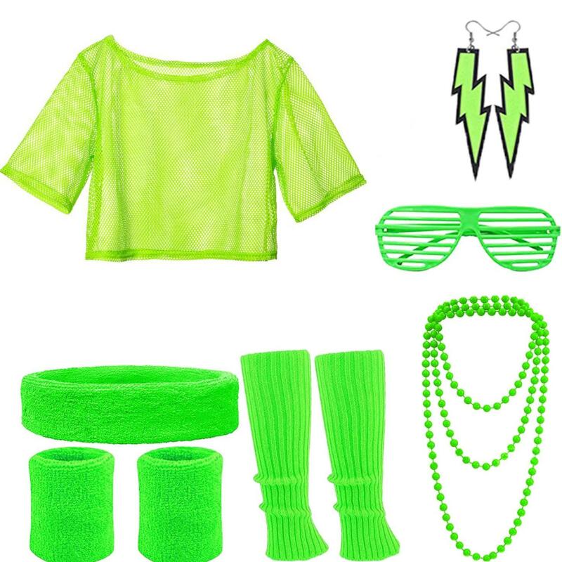 80s Hippie Disco Outfit Set Ne - đánh giá và giá Women'S Accessories In The 80S