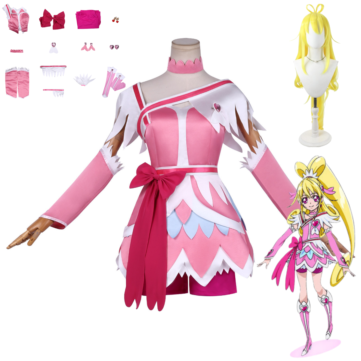 Anime Doki Doki! PreCure Cure  - đánh giá và giá Women Accessories Aesthetic