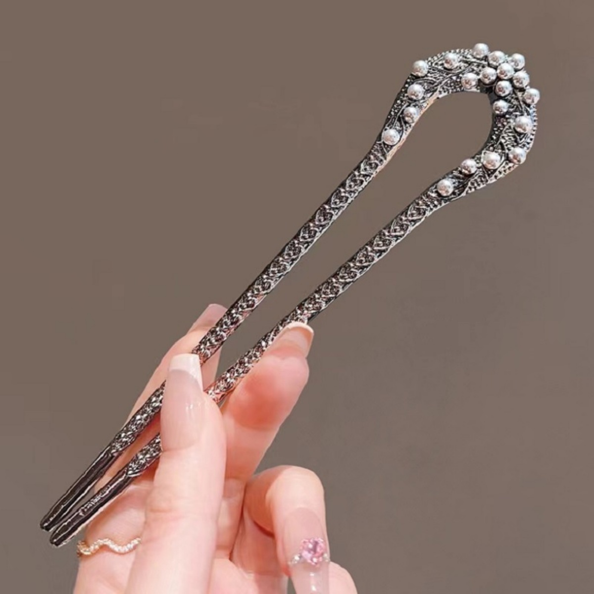 New Pearl U Shaped Hairpin For - đánh giá và giá Women Accessories Aesthetic