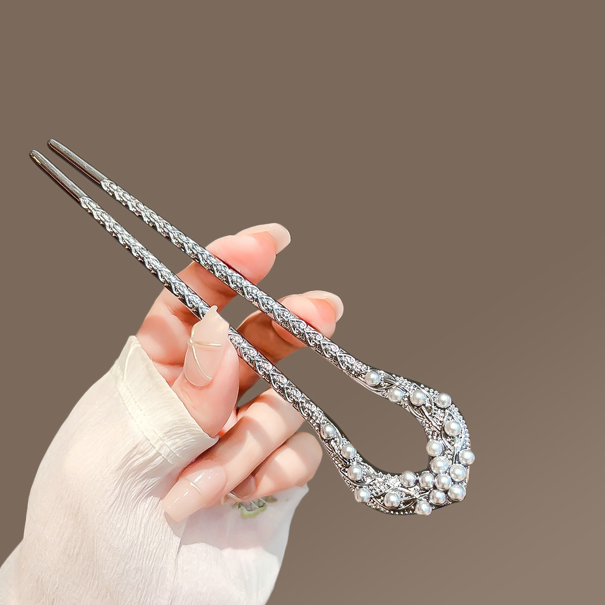 New Pearl U Shaped Hairpin For - đánh giá và giá Women Accessories Aesthetic