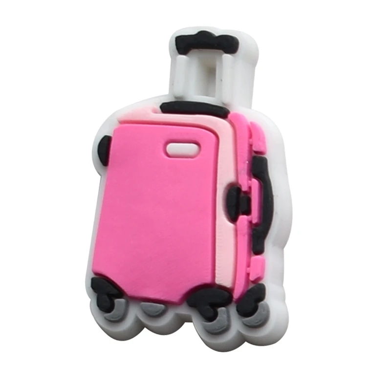 Pink Suitcase Shoe Charms for  - đánh giá và giá Women'S Accessories For Crocs
